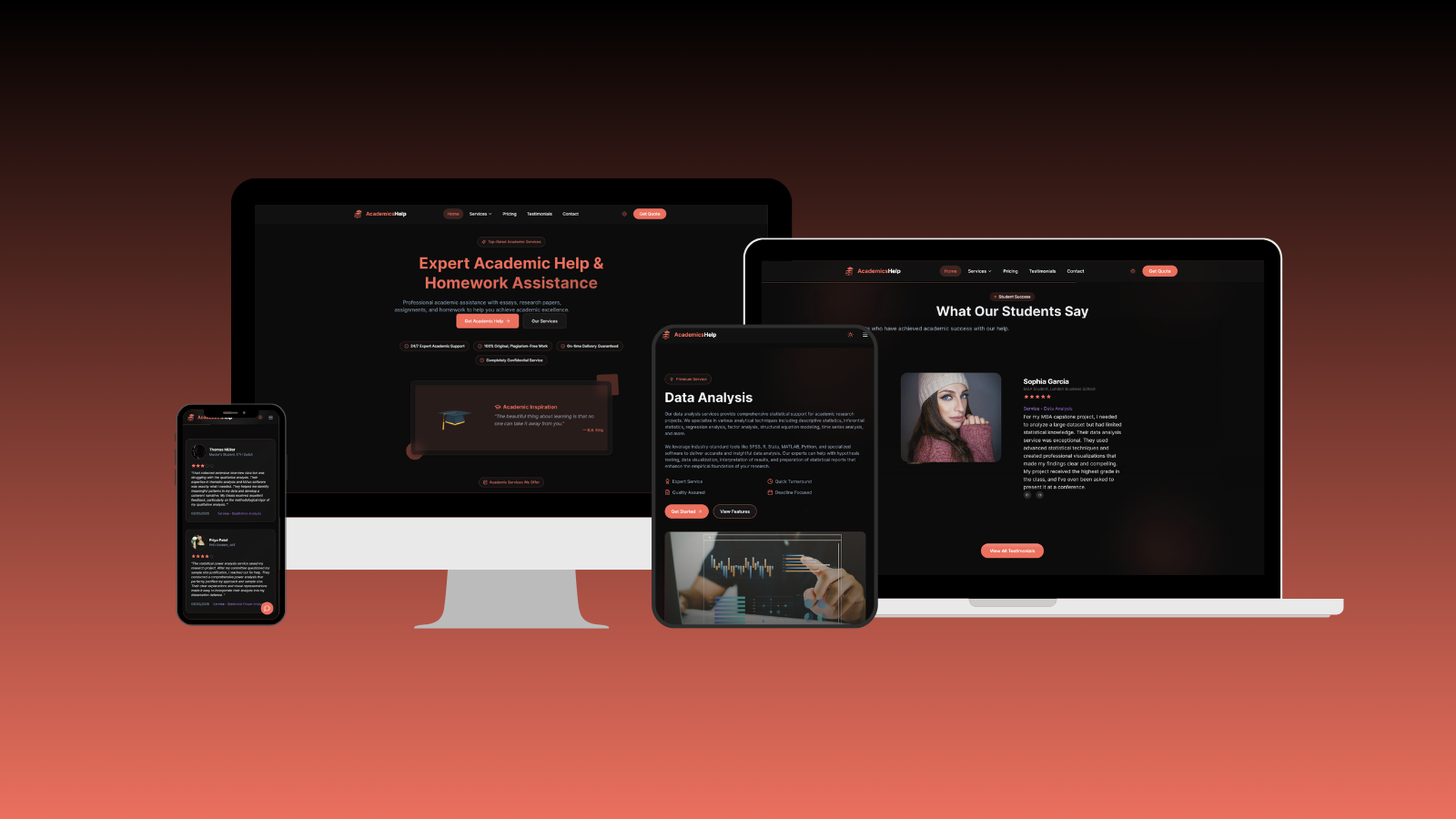 AcademicsHelp — Conversion-Focused Academic Support Platform for Student Success & Assignment Delivery