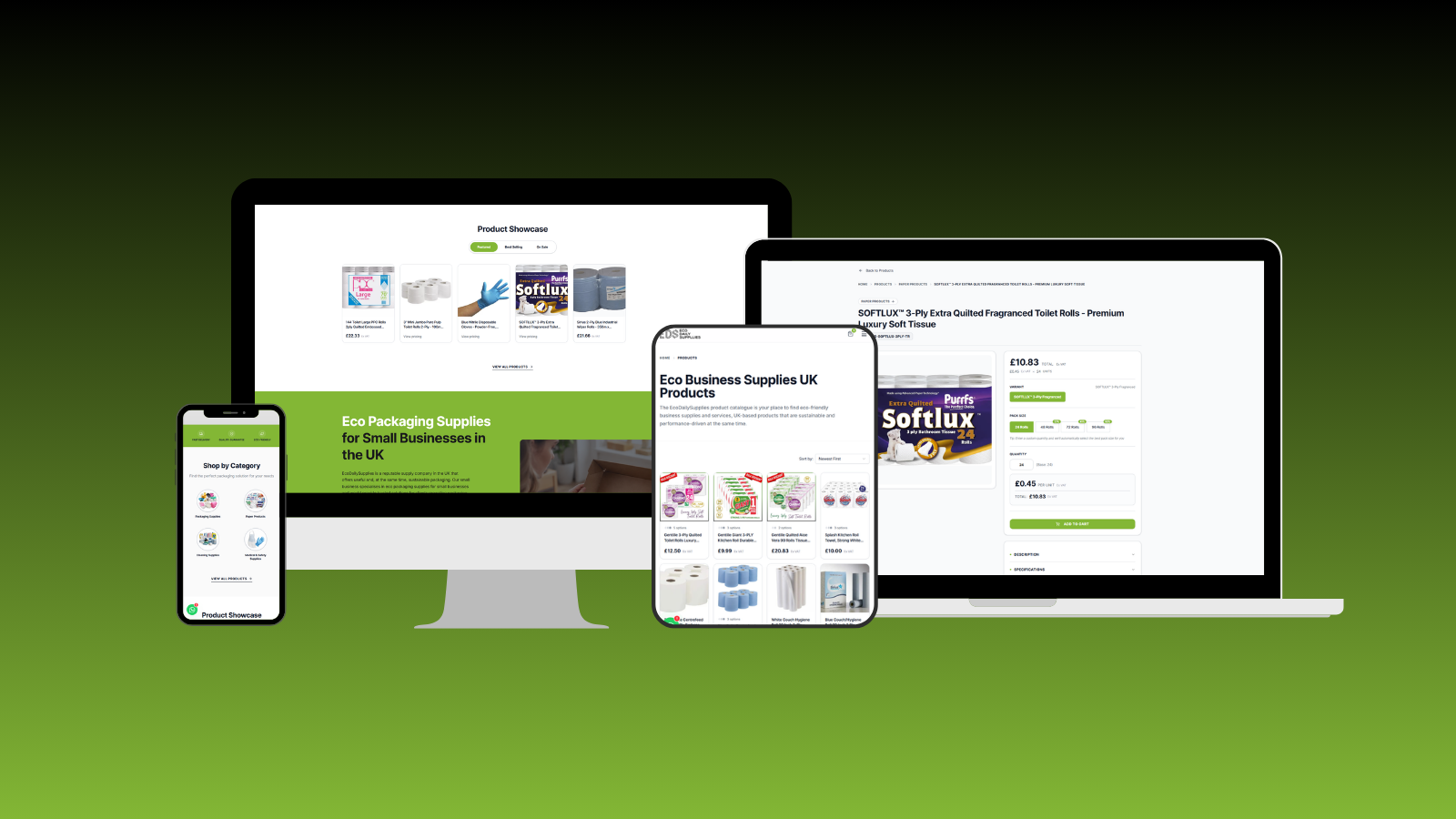 EcoDailySupplies — Conversion-Focused E-commerce Store for Household & Business Essentials
