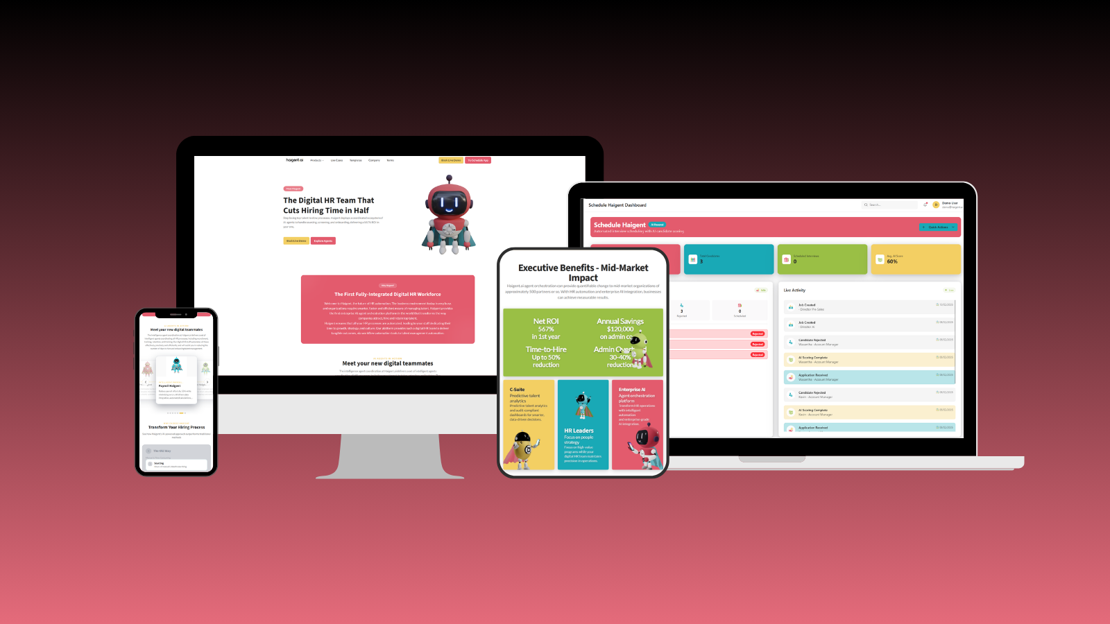 Haigent — AI HR Platform Automating Recruitment with 7 Intelligent Agents