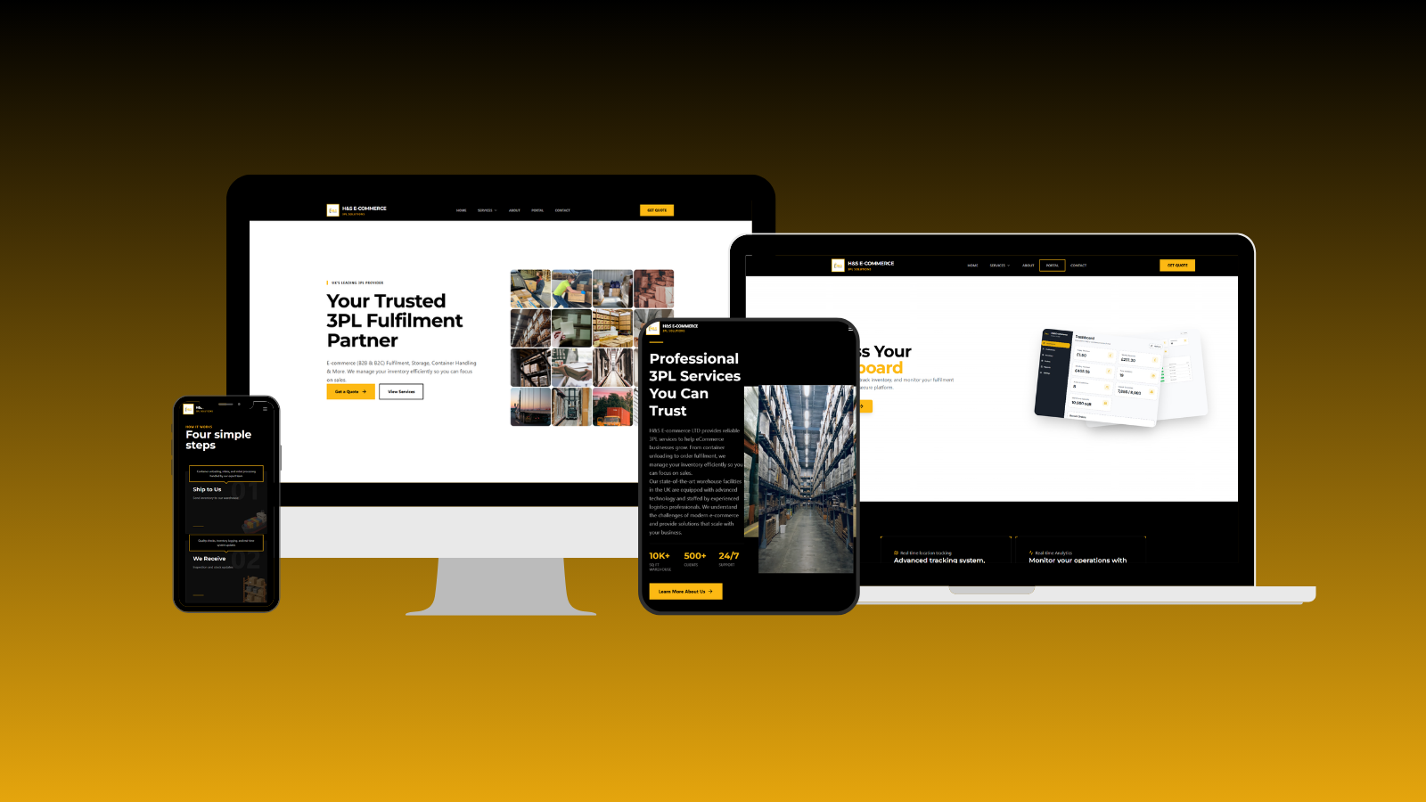 H&S E-commerce — Lead-Generating 3PL Fulfilment Platform for Scaling E-commerce Businesses